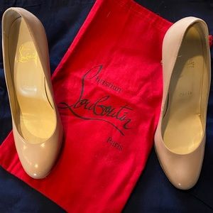 Christian Louboutin Paris Nude Pumps